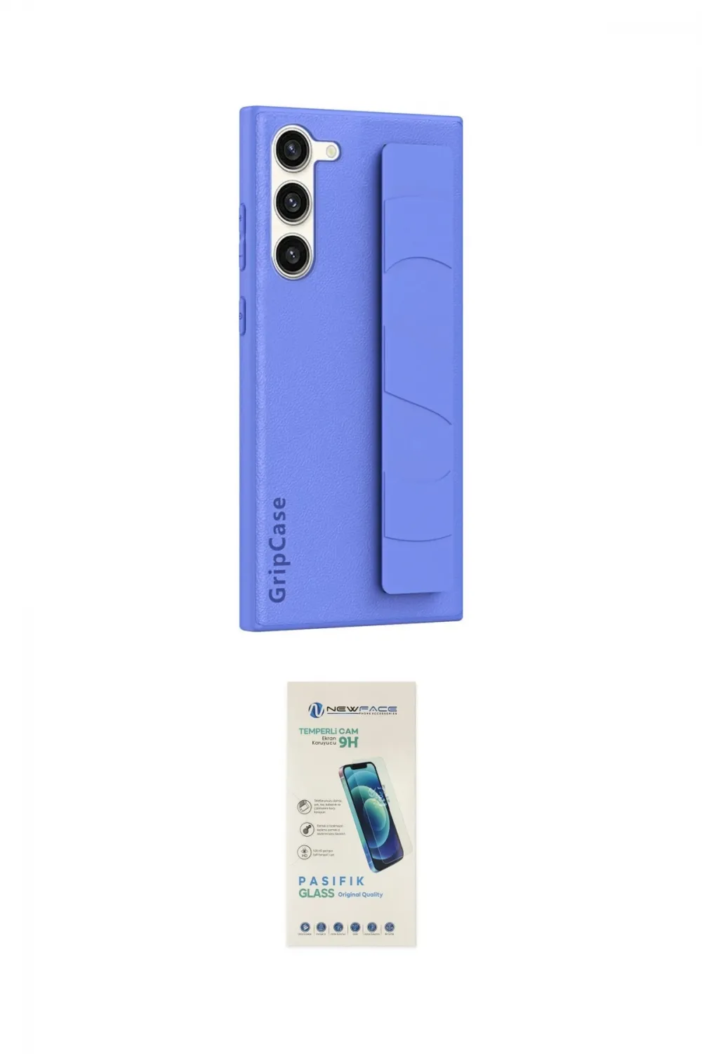 ieg™ Galaxy S24 Kılıf Vadi Asil Serisi - Şeffaf Pasifik Cam Ekran Koruyucu