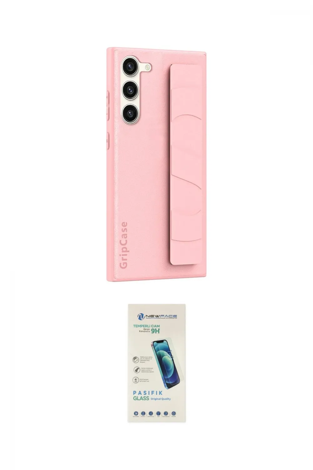 ieg™ Galaxy S24 Kılıf Vadi Asil Serisi - Şeffaf Pasifik Cam Ekran Koruyucu