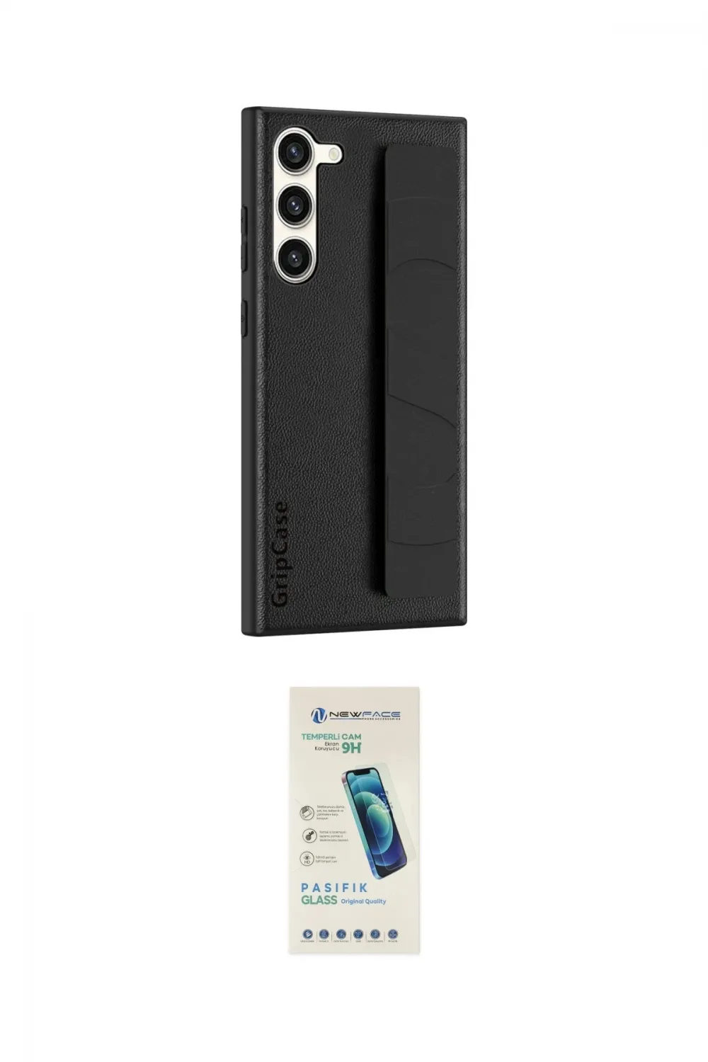 ieg™ Galaxy S24 Kılıf Vadi Asil Serisi - Şeffaf Pasifik Cam Ekran Koruyucu