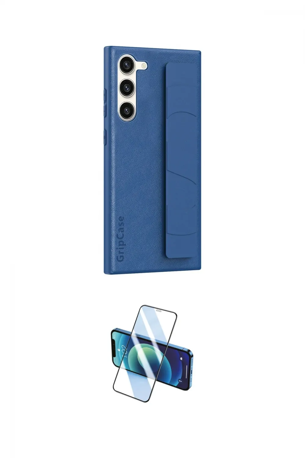 ieg™ Galaxy S24 Kılıf Vadi Asil Serisi - Siyah 3D Antistatik Cam Ekran Koruyucu