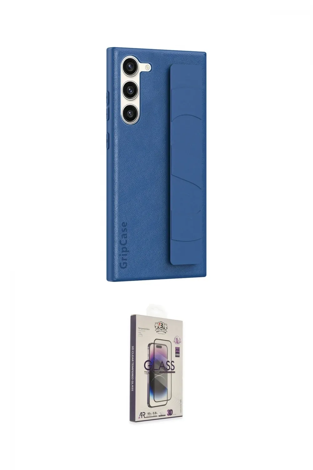 ieg™ Galaxy S24 Kılıf Vadi Asil Serisi - Siyah Bilvis 3D Cam Ekran Koruyucu