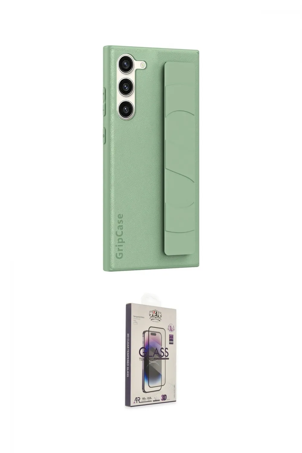 ieg™ Galaxy S24 Kılıf Vadi Asil Serisi - Siyah Bilvis 3D Cam Ekran Koruyucu