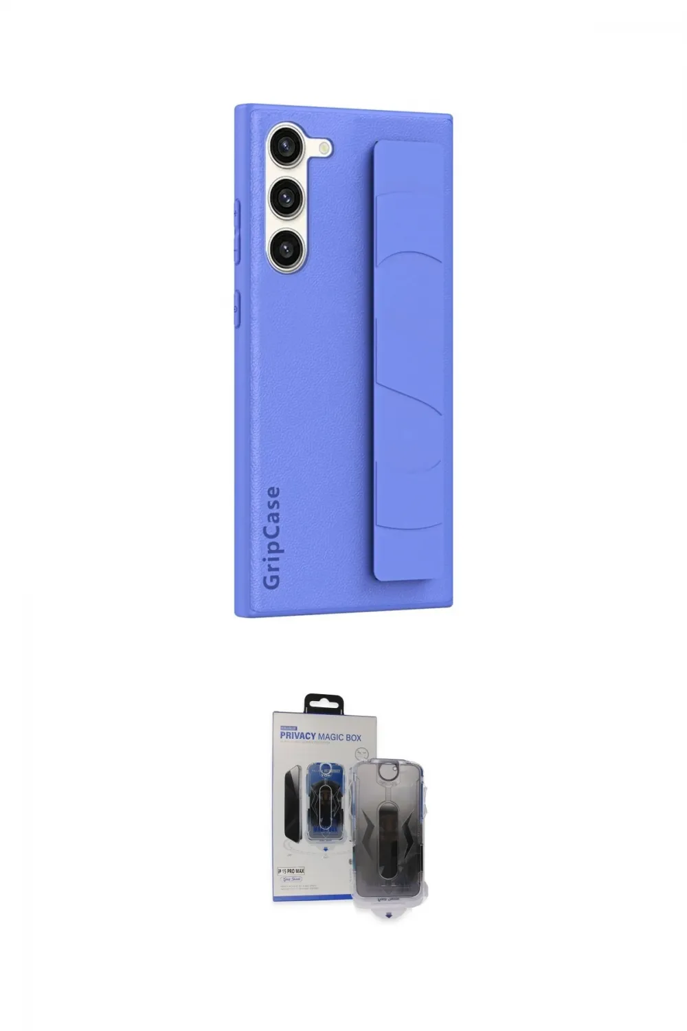 ieg™ Galaxy S24 Kılıf Vadi Asil Serisi - Siyah Vanessa Magic Hayalet Cam