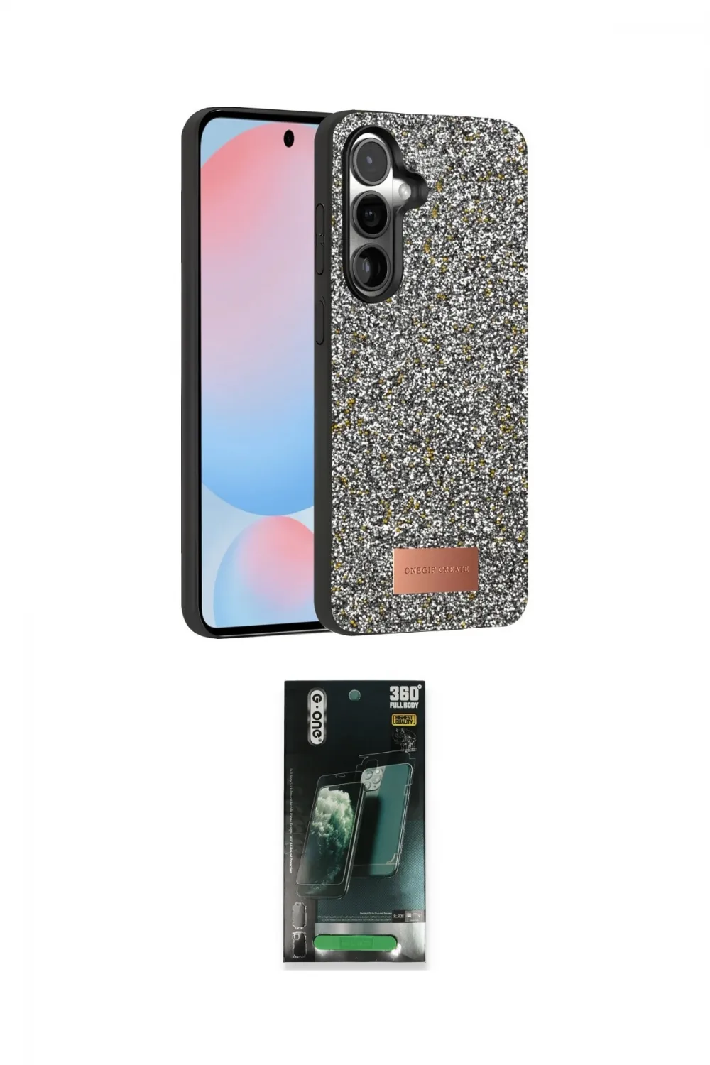 ieg™ Galaxy S24 Kılıf Vadi Klasik Serisi - Şeffaf 360 Full Body Arka Koruyucu