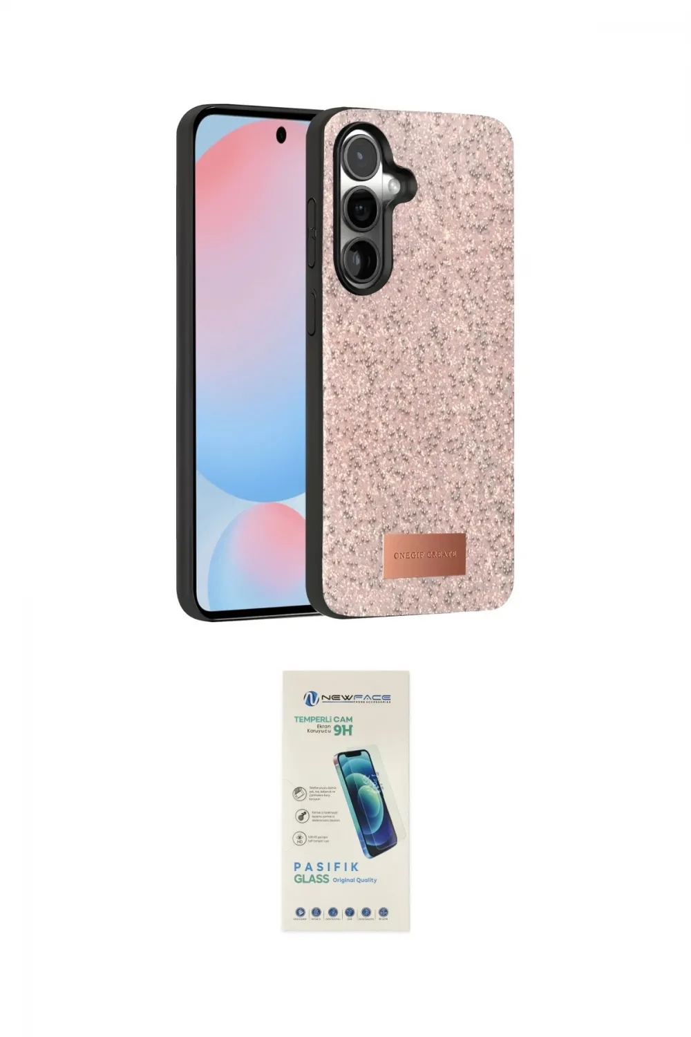 ieg™ Galaxy S24 Kılıf Vadi Klasik Serisi - Şeffaf Pasifik Cam Ekran Koruyucu