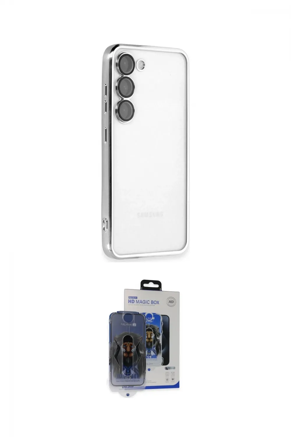 ieg™ Galaxy S24 Kılıf Vadi Minimal - Siyah Vanessa Magic Cam