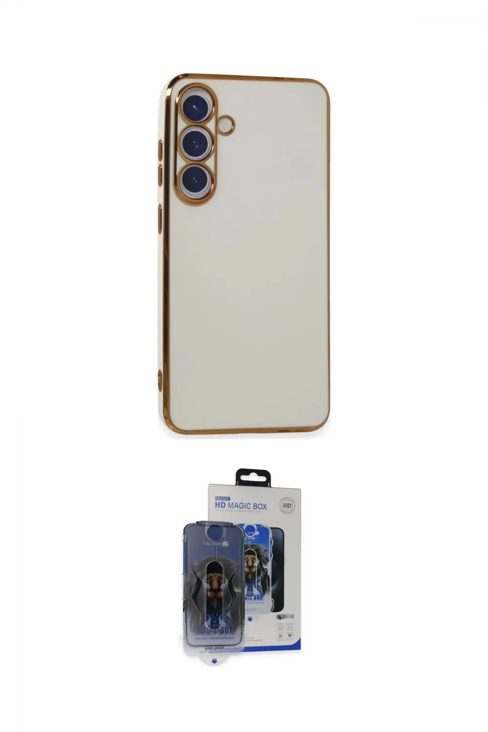 ieg™ Galaxy S24 Kılıf Yankı Serisi - Siyah Vanessa Magic Cam