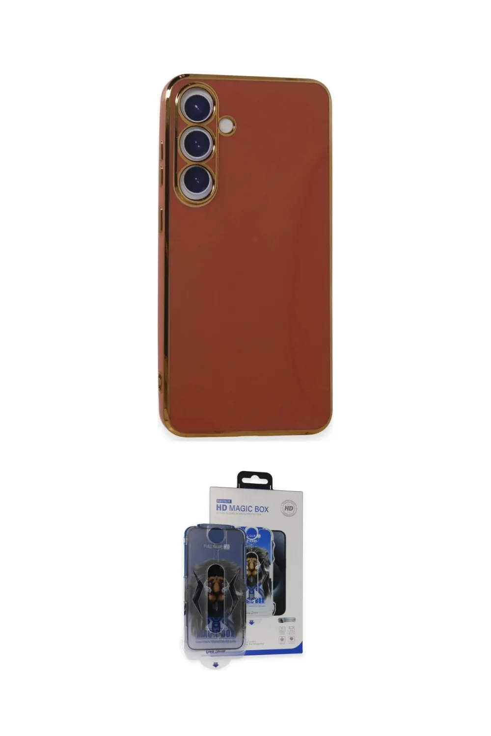 ieg™ Galaxy S24 Kılıf Yankı Serisi - Siyah Vanessa Magic Cam