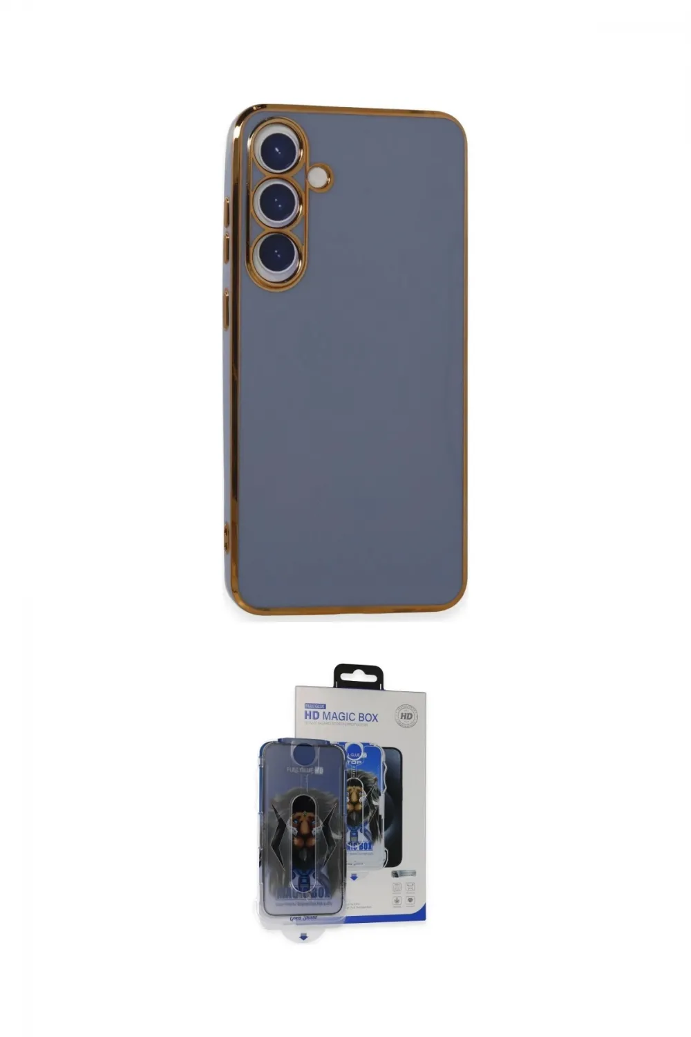 ieg™ Galaxy S24 Kılıf Yankı Serisi - Siyah Vanessa Magic Cam