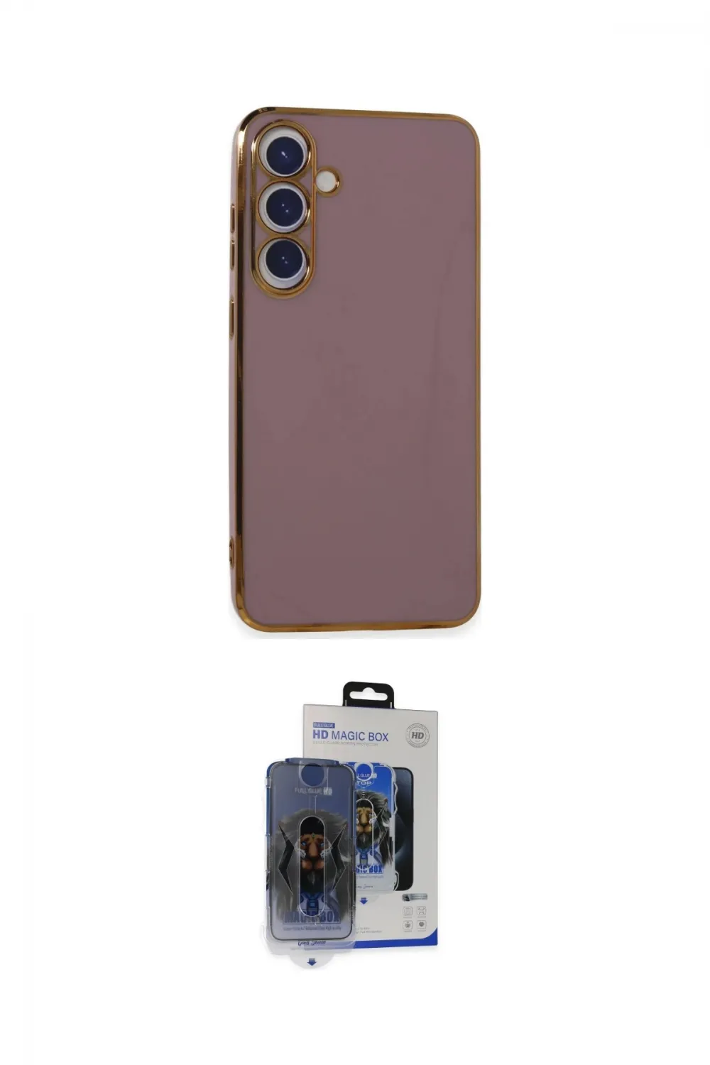 ieg™ Galaxy S24 Kılıf Yankı Serisi - Siyah Vanessa Magic Cam