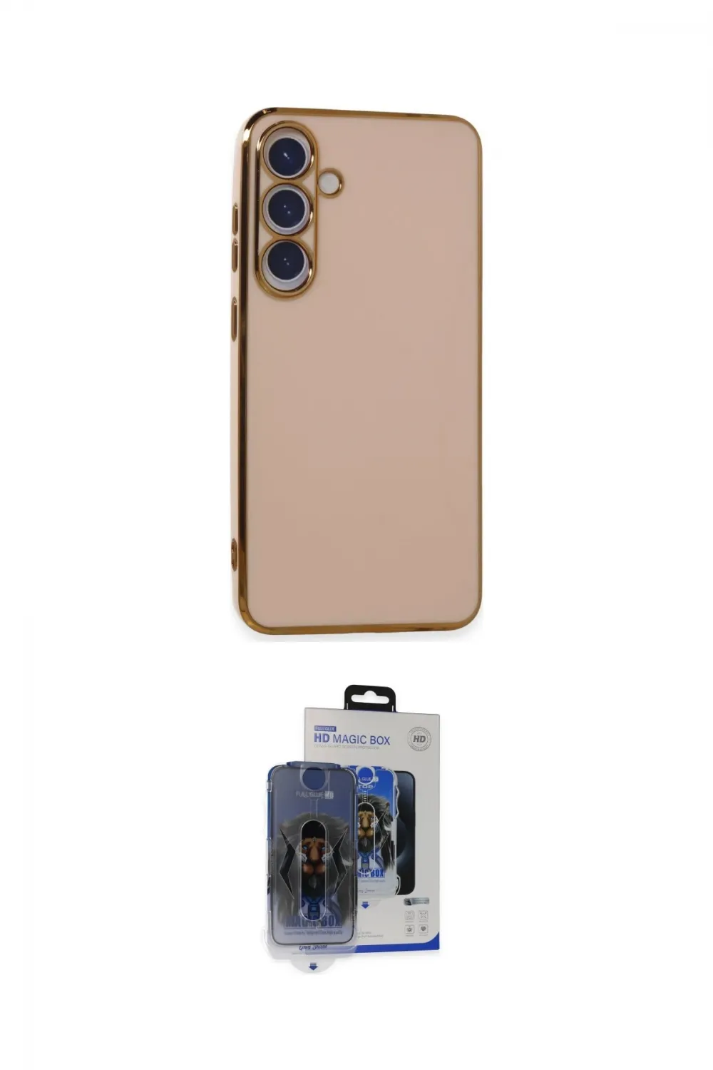 ieg™ Galaxy S24 Kılıf Yankı Serisi - Siyah Vanessa Magic Cam