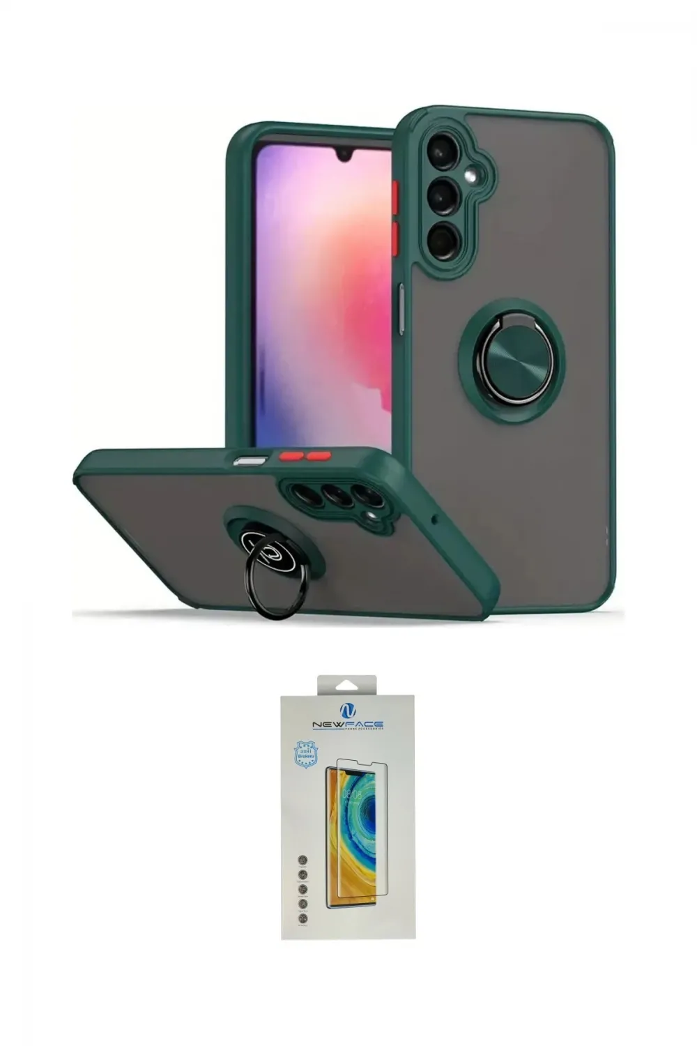 ieg™ Galaxy S24 Kılıf Yörünge Çizgi - Siyah Polymer Nano Ekran Koruyucu