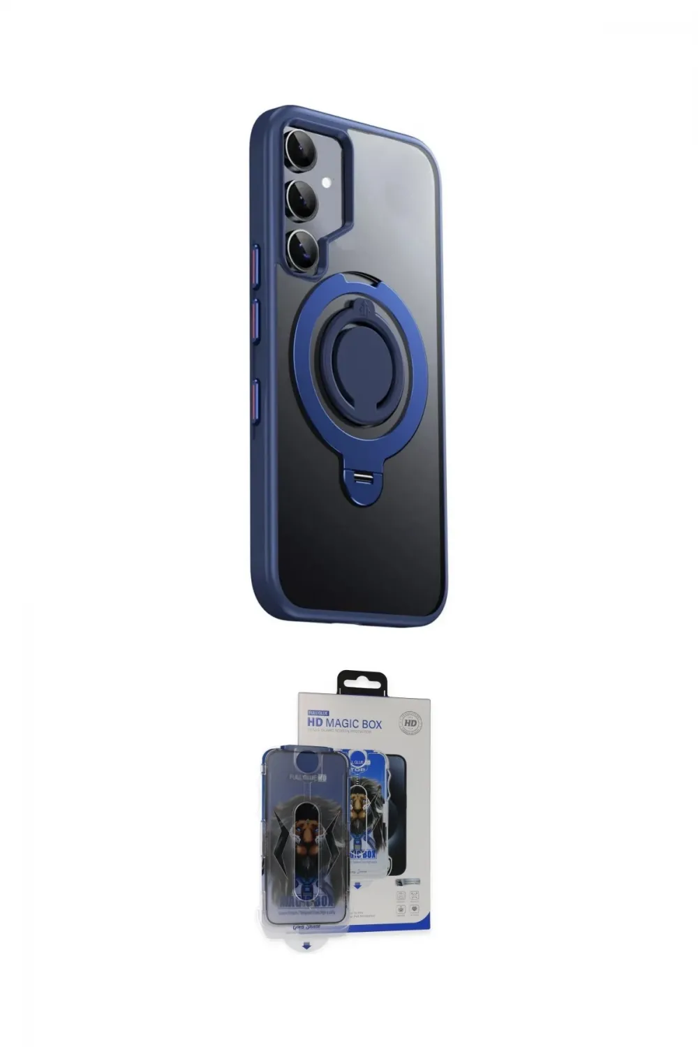 ieg™ Galaxy S24 Kılıf Zirve Çizgi Prime - Siyah Vanessa Magic Cam