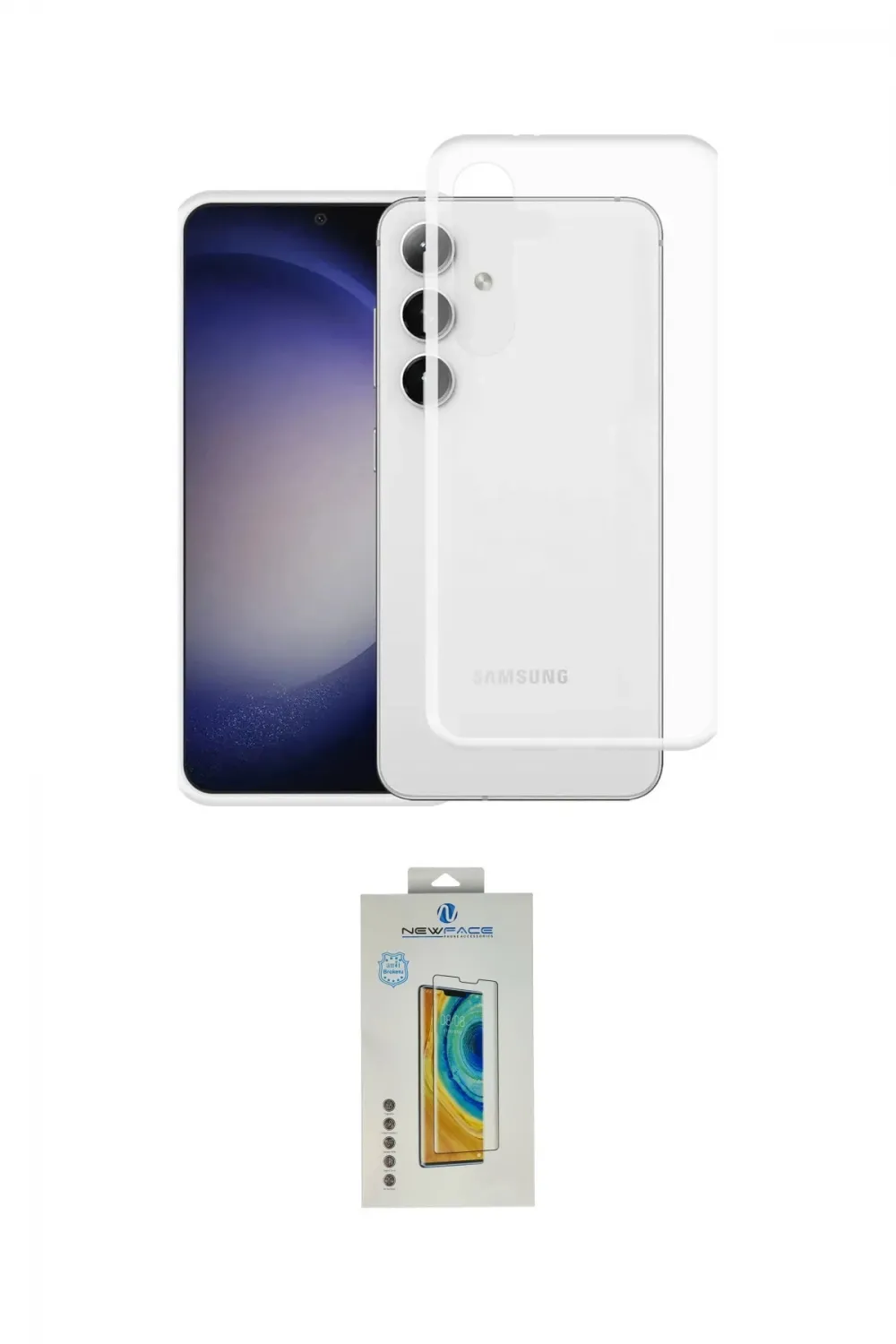 ieg™ Galaxy S24 Kılıf Zirve Doku - Siyah Polymer Nano Ekran Koruyucu