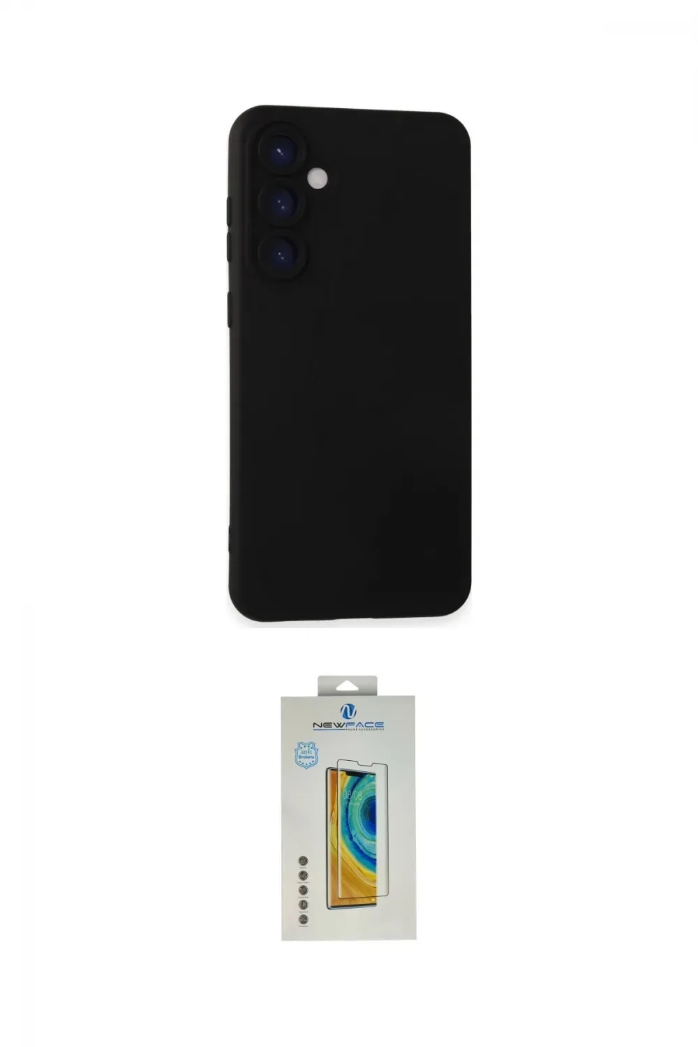 ieg™ Galaxy S24 Plus Kılıf Ahenk Serisi - Siyah Polymer Nano Ekran Koruyucu