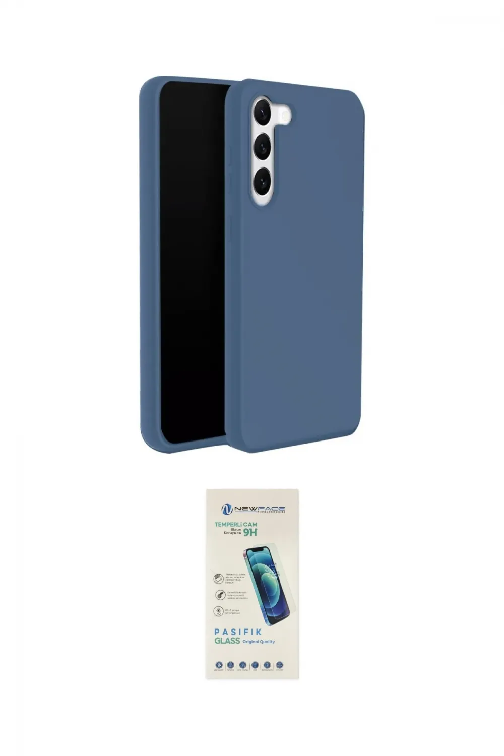 ieg™ Galaxy S24 Plus Kılıf Kozmos Yansıma Özel Seri - Şeffaf Pasifik Cam Ekran Koruyucu