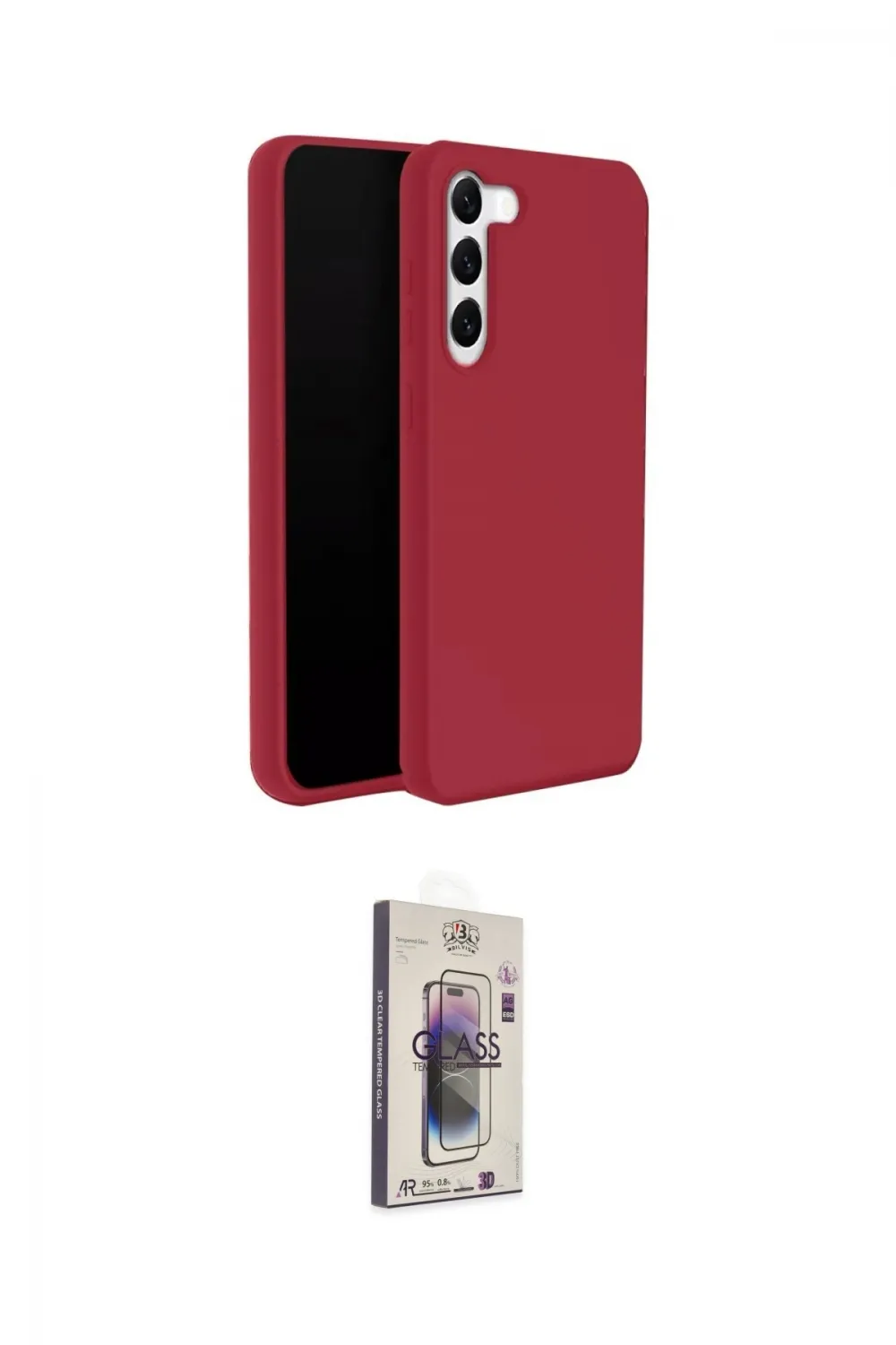 ieg™ Galaxy S24 Plus Kılıf Kozmos Yansıma Özel Seri - Siyah Bilvis 3D Cam Ekran Koruyucu