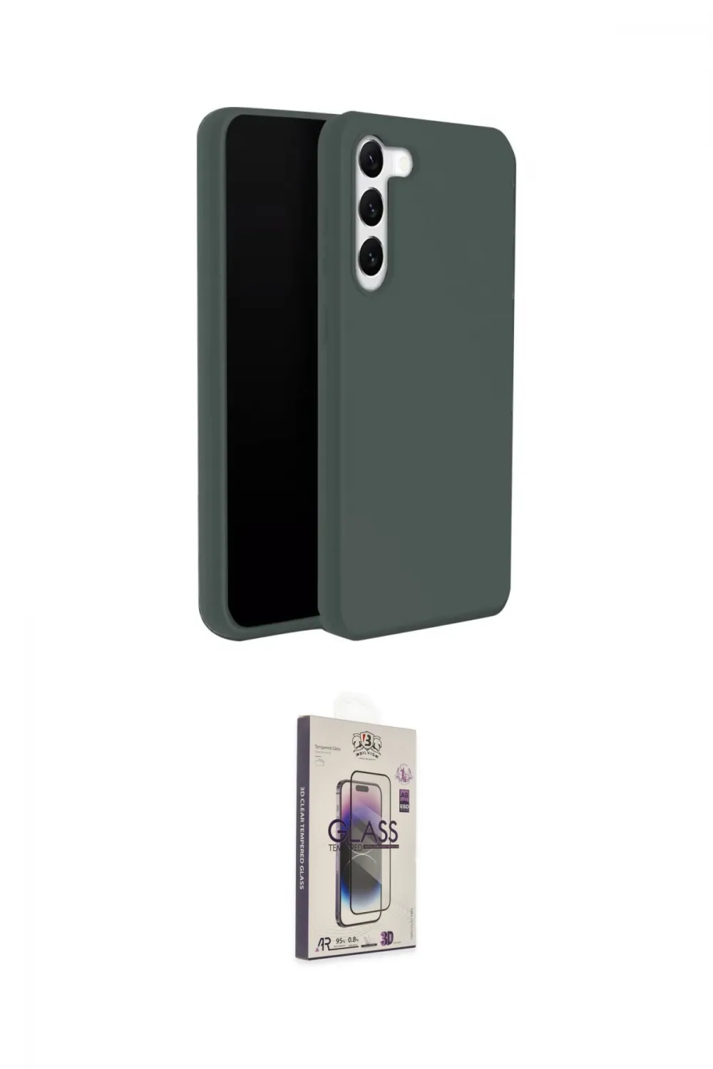 ieg™ Galaxy S24 Plus Kılıf Kozmos Yansıma Özel Seri - Siyah Bilvis 3D Cam Ekran Koruyucu