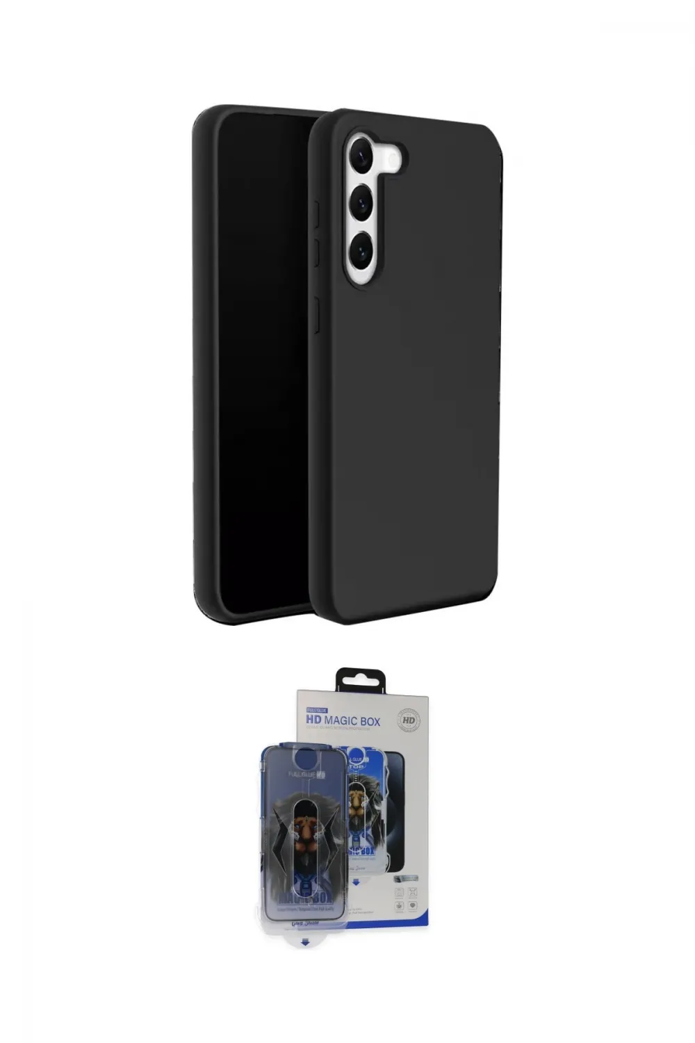 ieg™ Galaxy S24 Plus Kılıf Kozmos Yansıma Özel Seri - Siyah Vanessa Magic Cam