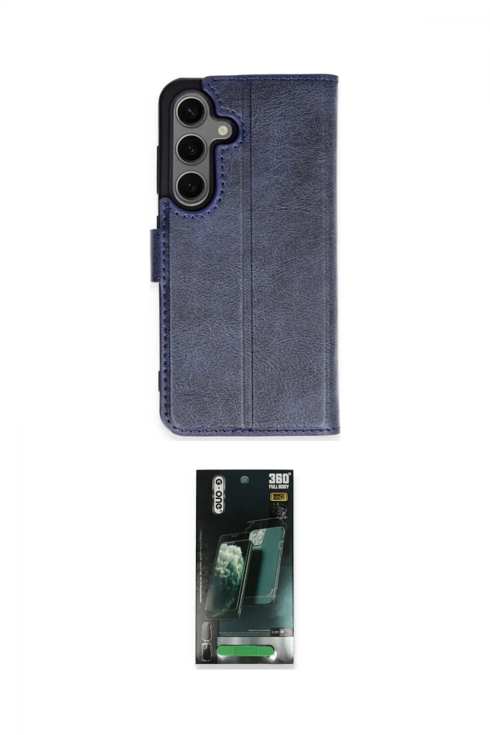 ieg™ Galaxy S24 Plus Kılıf Siluet Işık Serisi - Şeffaf 360 Full Body Arka Koruyucu
