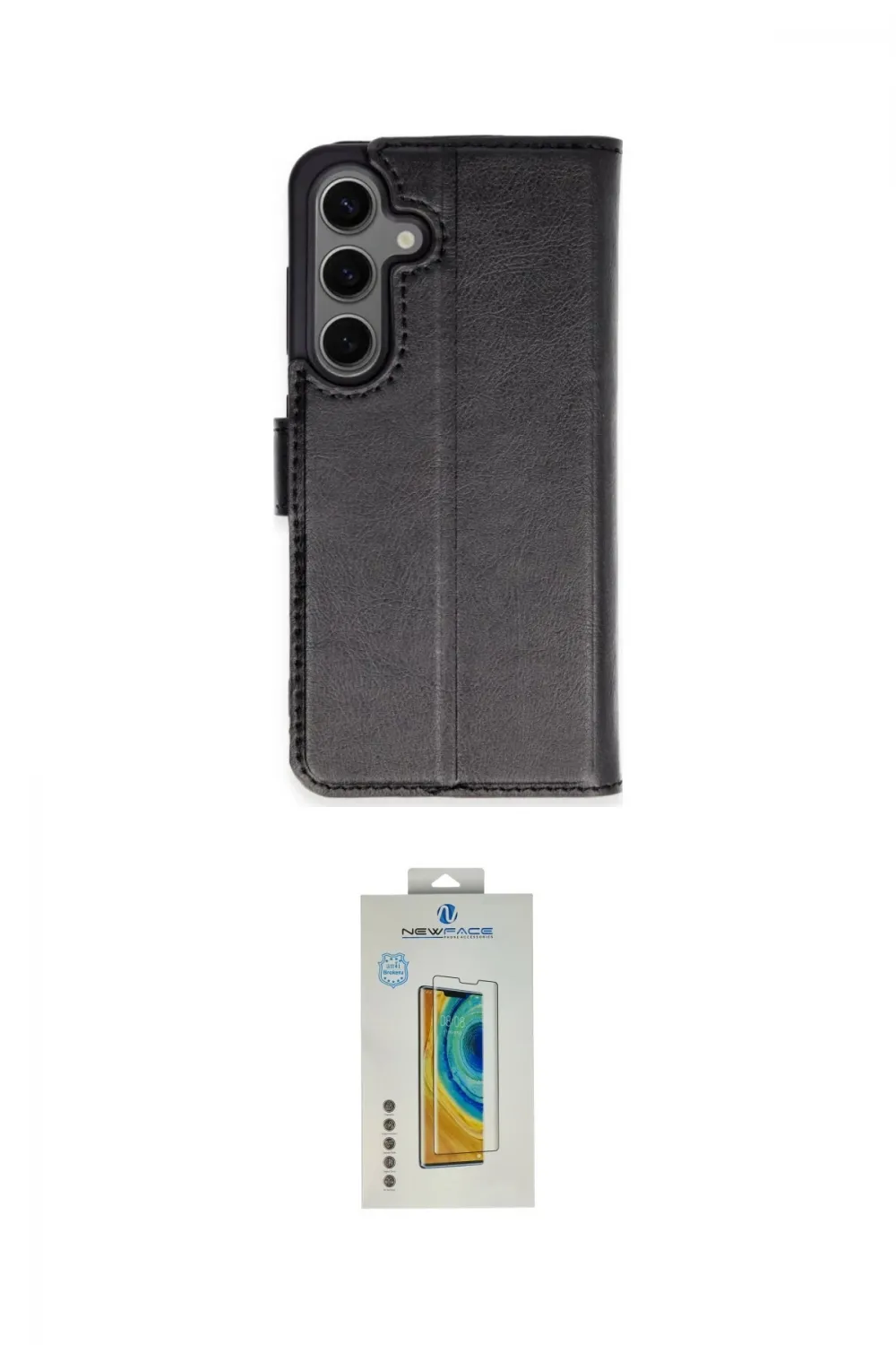 ieg™ Galaxy S24 Plus Kılıf Siluet Işık Serisi - Siyah Polymer Nano Ekran Koruyucu