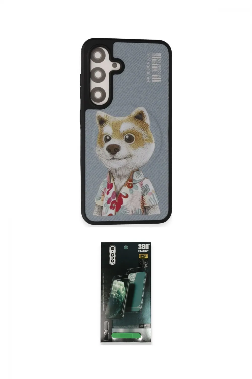 ieg™ Galaxy S24 Plus Kılıf Siluet Modern Özel Seri - Şeffaf 360 Full Body Arka Koruyucu