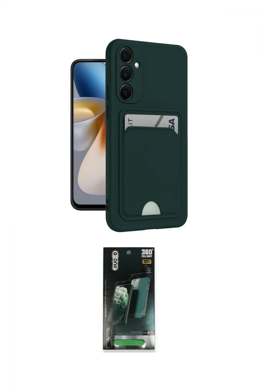 ieg™ Galaxy S24 Plus Kılıf Vadi Çizgi Prime - Şeffaf 360 Full Body Arka Koruyucu