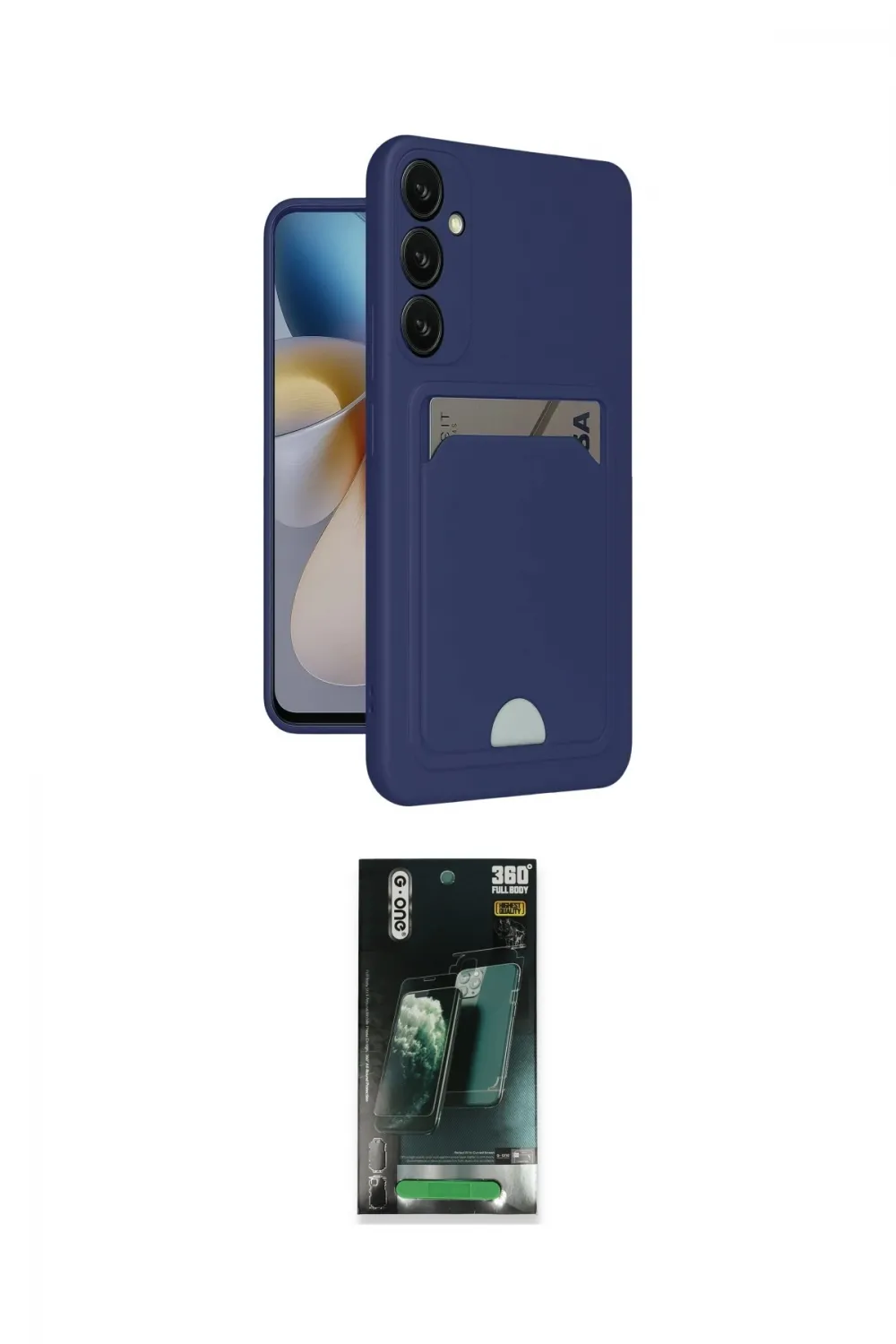 ieg™ Galaxy S24 Plus Kılıf Vadi Çizgi Prime - Şeffaf 360 Full Body Arka Koruyucu