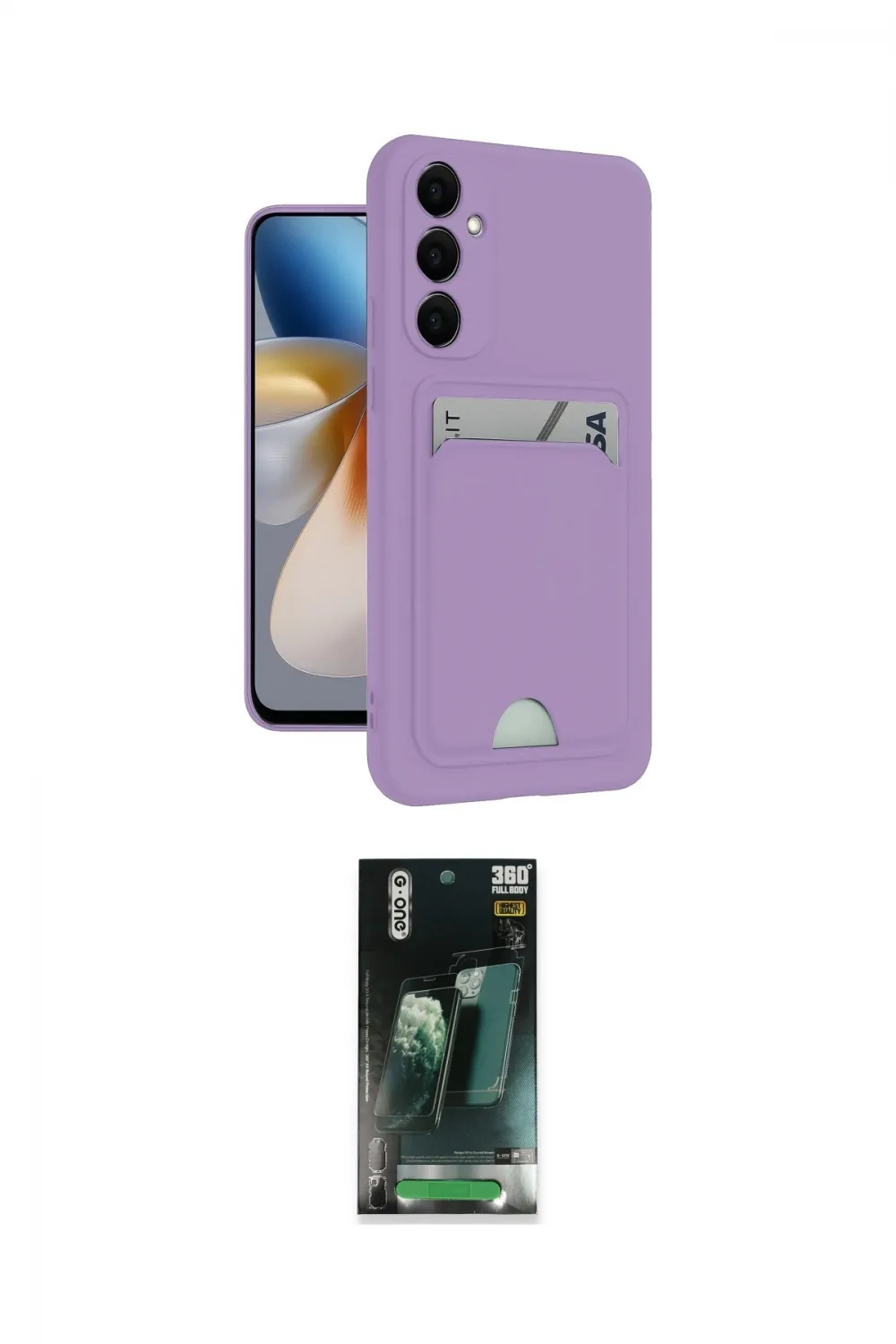ieg™ Galaxy S24 Plus Kılıf Vadi Çizgi Prime - Şeffaf 360 Full Body Arka Koruyucu