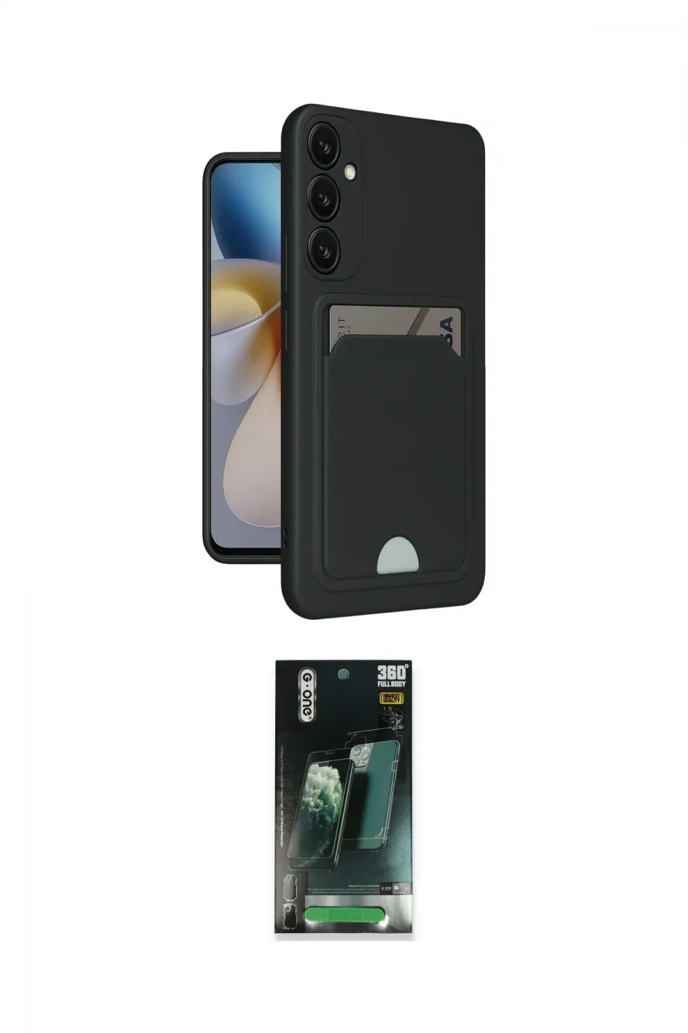 ieg™ Galaxy S24 Plus Kılıf Vadi Çizgi Prime - Şeffaf 360 Full Body Arka Koruyucu