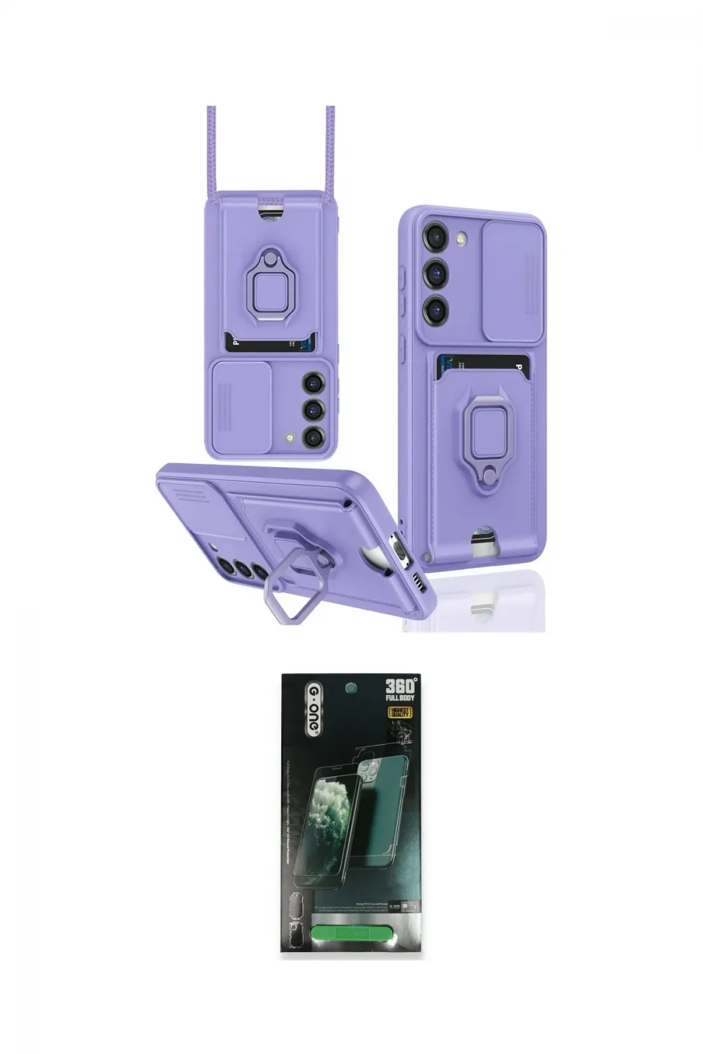 ieg™ Galaxy S24 Plus Kılıf Vadi Form Prime - Şeffaf 360 Full Body Arka Koruyucu