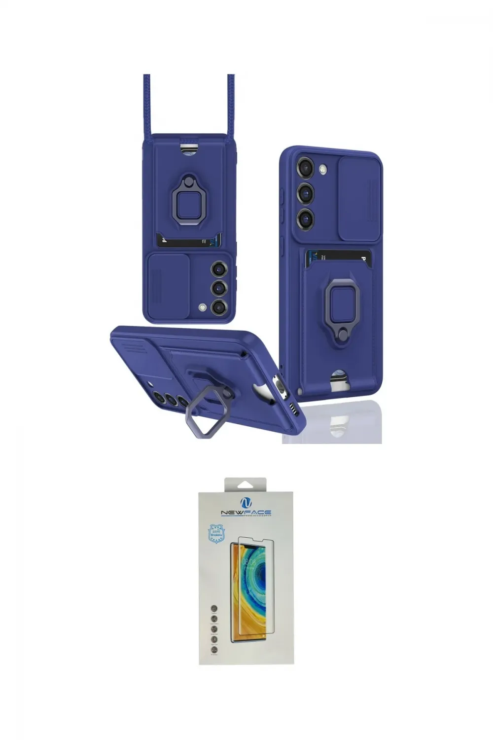 ieg™ Galaxy S24 Plus Kılıf Vadi Form Prime - Siyah Polymer Nano Ekran Koruyucu