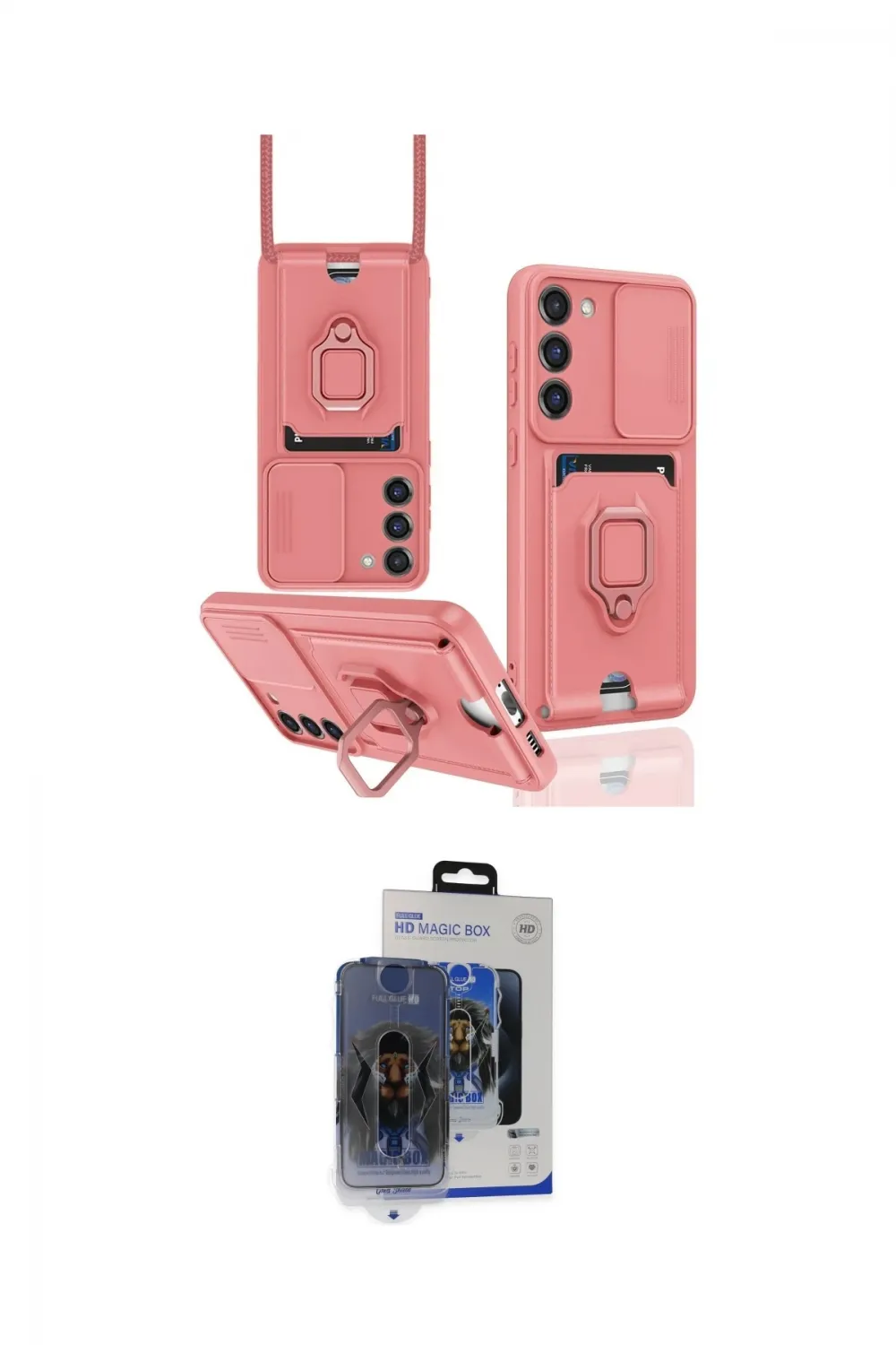 ieg™ Galaxy S24 Plus Kılıf Vadi Form Prime - Siyah Vanessa Magic Cam