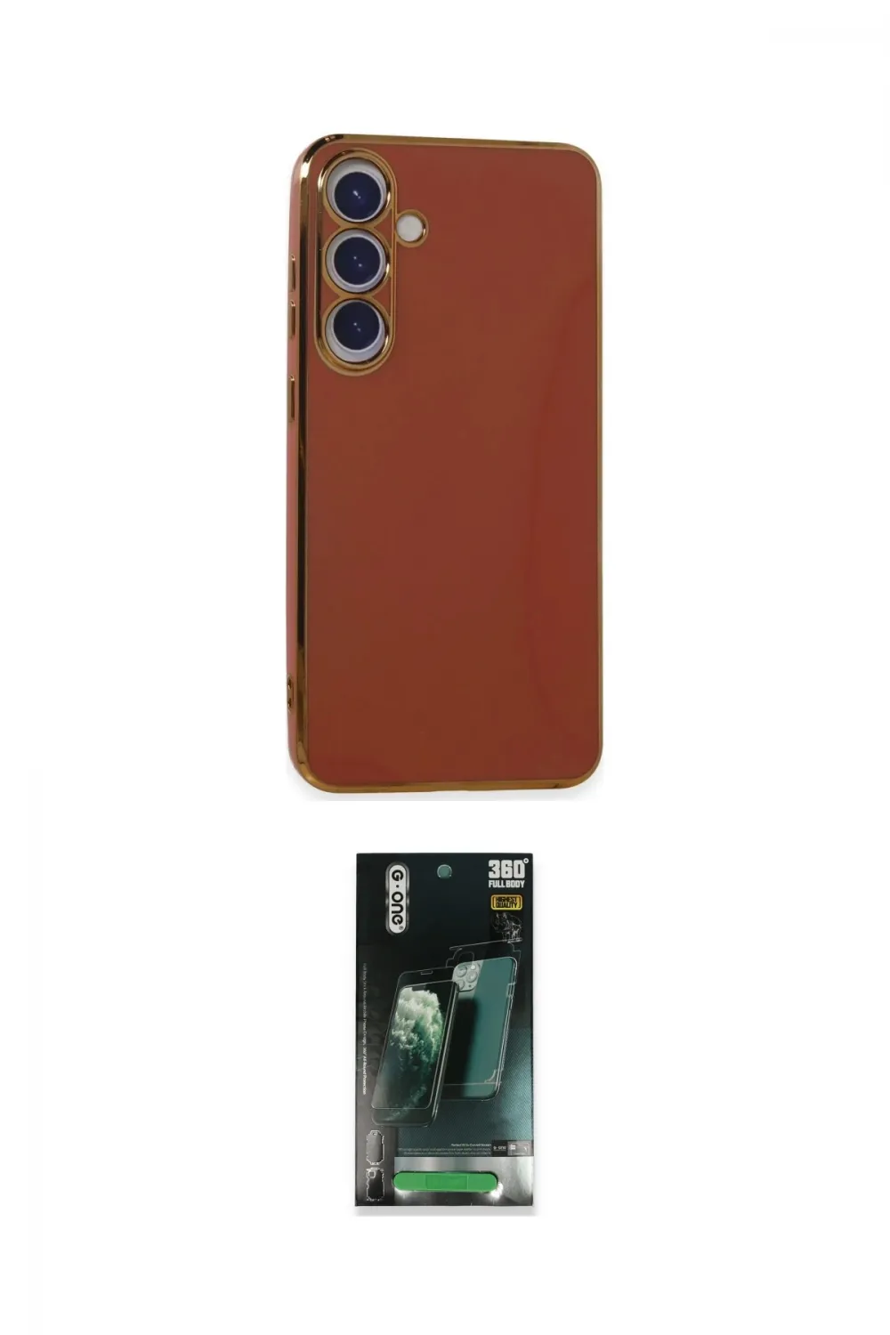 ieg™ Galaxy S24 Plus Kılıf Yankı Serisi - Siyah 360 Mat Full Body Arka Koruyucu