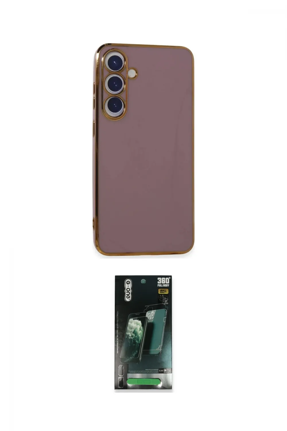 ieg™ Galaxy S24 Plus Kılıf Yankı Serisi - Siyah 360 Mat Full Body Arka Koruyucu