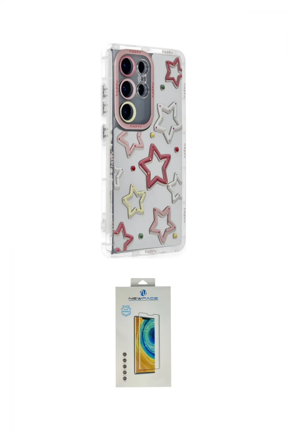 ieg™ Galaxy S24 Ultra Kılıf Ahenk Modern Serisi - Siyah Polymer Nano Ekran Koruyucu