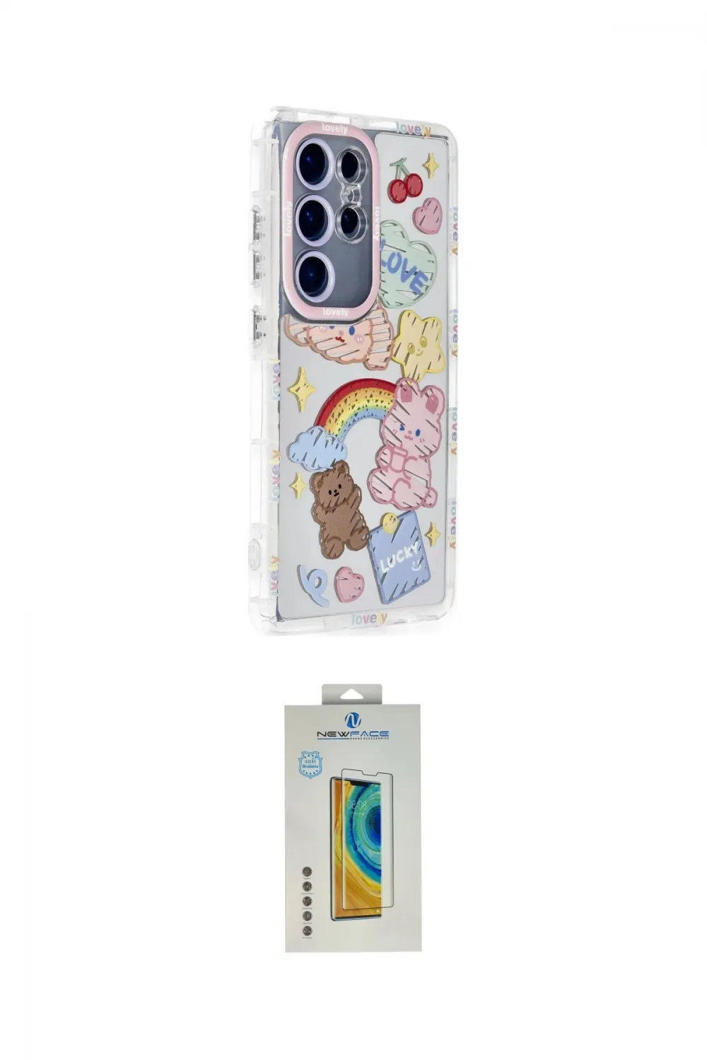 ieg™ Galaxy S24 Ultra Kılıf Ahenk Modern Serisi - Siyah Polymer Nano Ekran Koruyucu