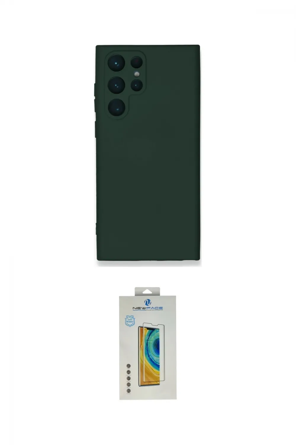 ieg™ Galaxy S24 Ultra Kılıf Ahenk Serisi - Siyah Polymer Nano Ekran Koruyucu