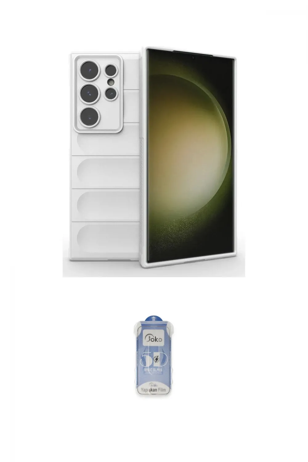 ieg™ Galaxy S24 Ultra Kılıf Atlas Koleksiyonu - Siyah Joko Magic 5D Cam