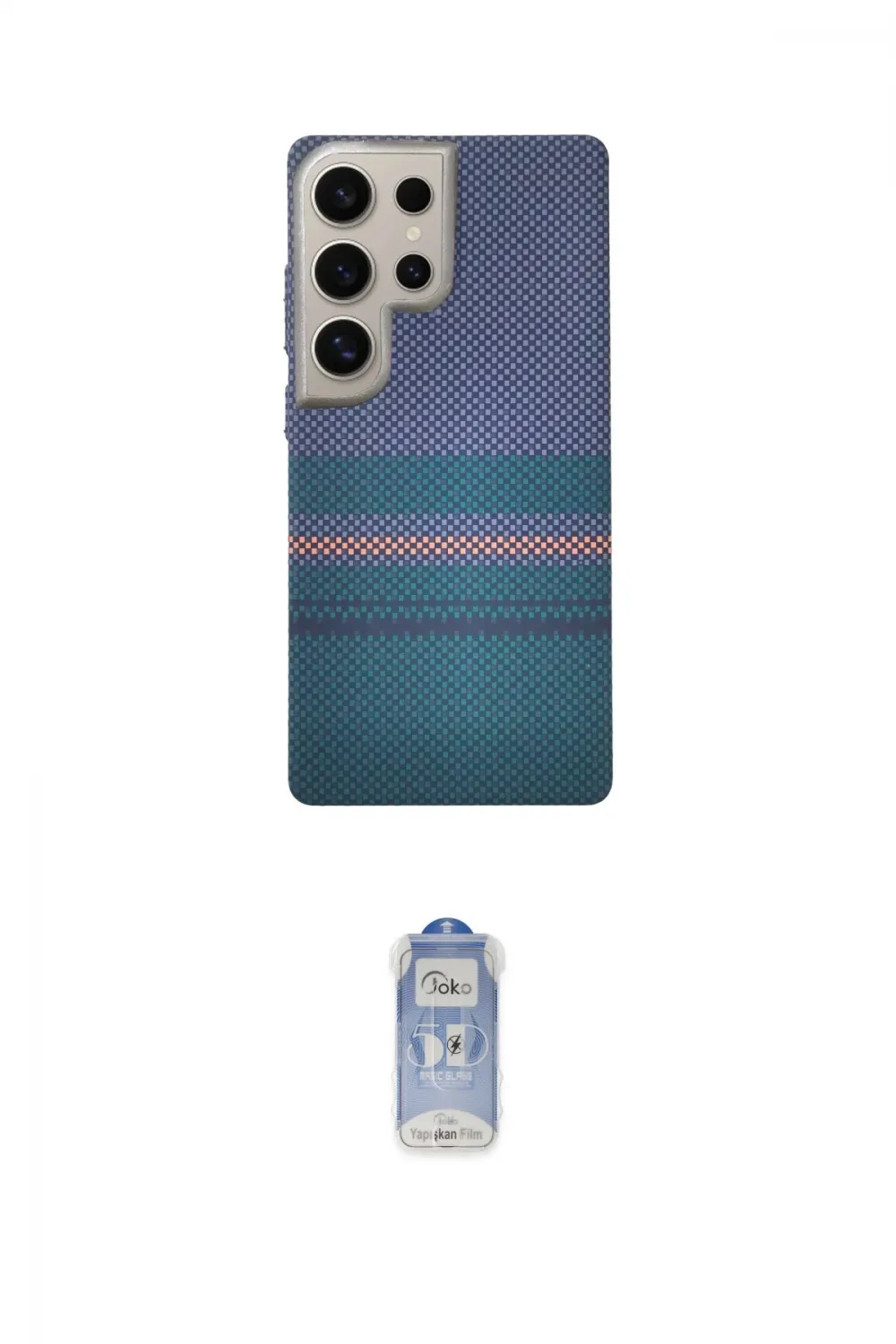 ieg™ Galaxy S24 Ultra Kılıf Eksen Prime - Siyah Joko Magic 5D Cam