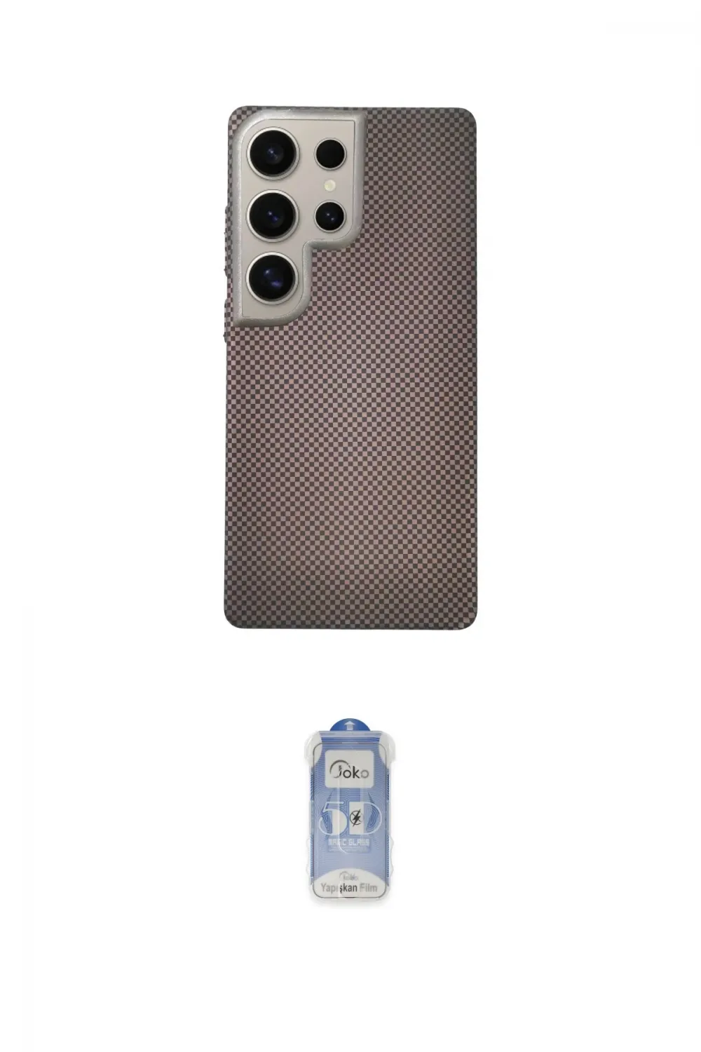 ieg™ Galaxy S24 Ultra Kılıf Eksen Prime - Siyah Joko Magic 5D Cam