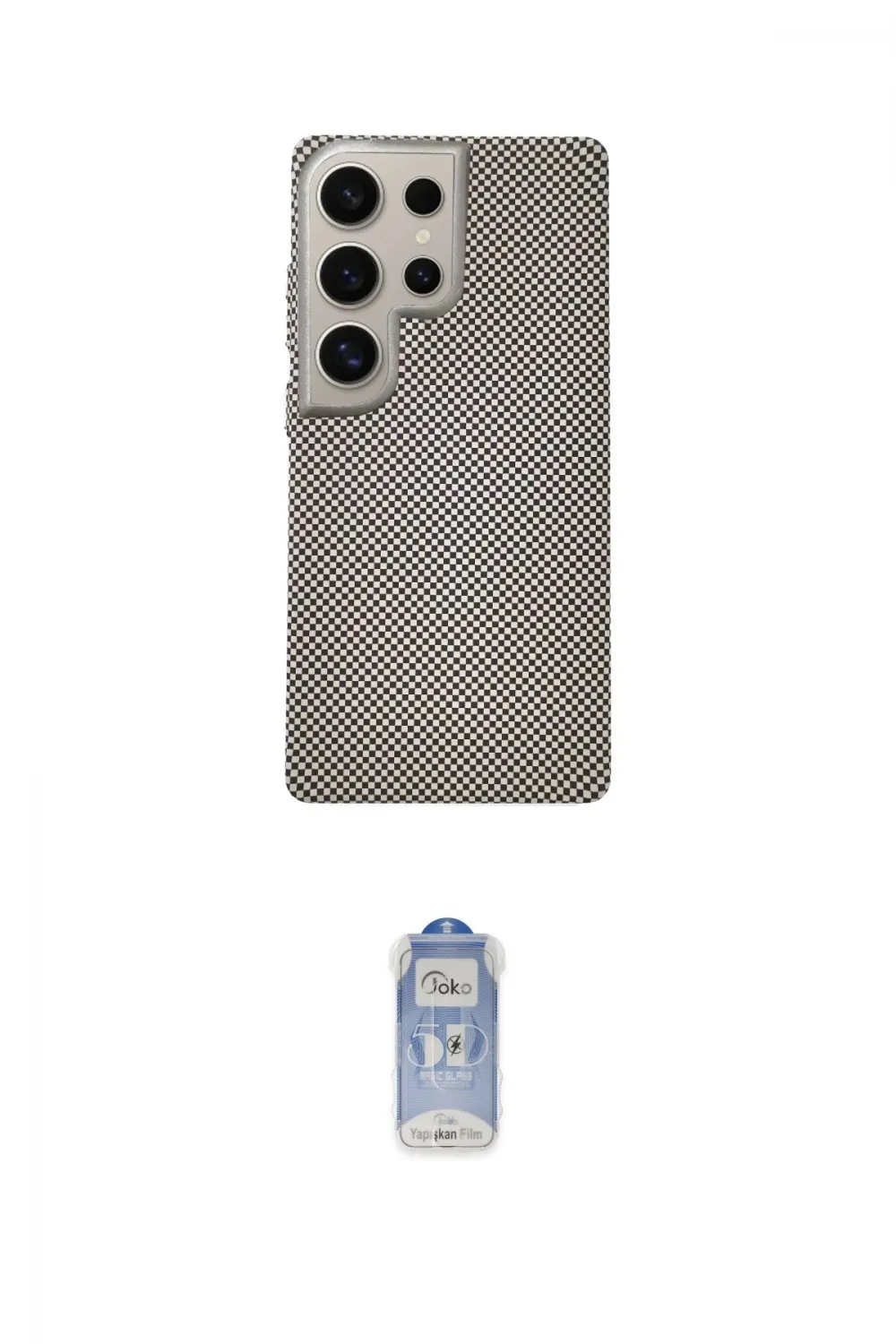 ieg™ Galaxy S24 Ultra Kılıf Eksen Prime - Siyah Joko Magic 5D Cam