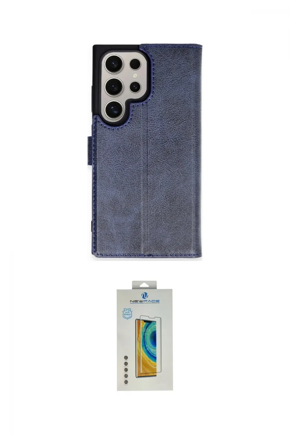 ieg™ Galaxy S24 Ultra Kılıf Siluet Işık Serisi - Siyah Polymer Nano Ekran Koruyucu