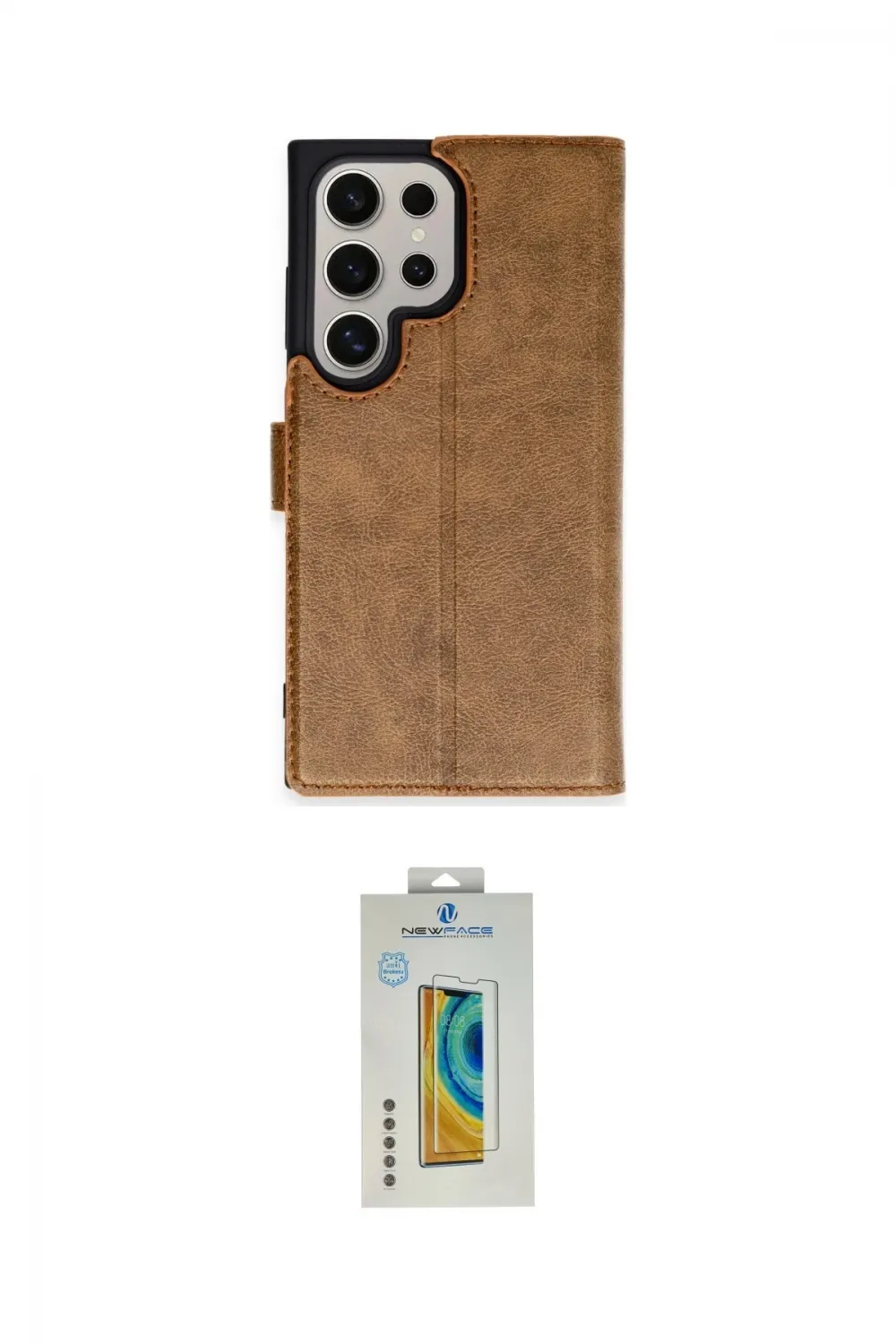 ieg™ Galaxy S24 Ultra Kılıf Siluet Işık Serisi - Siyah Polymer Nano Ekran Koruyucu