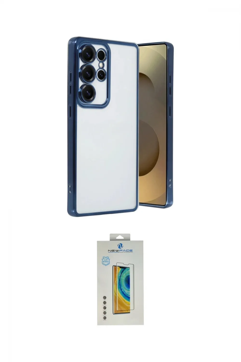 ieg™ Galaxy S24 Ultra Kılıf Vadi Minimal - Siyah Polymer Nano Ekran Koruyucu