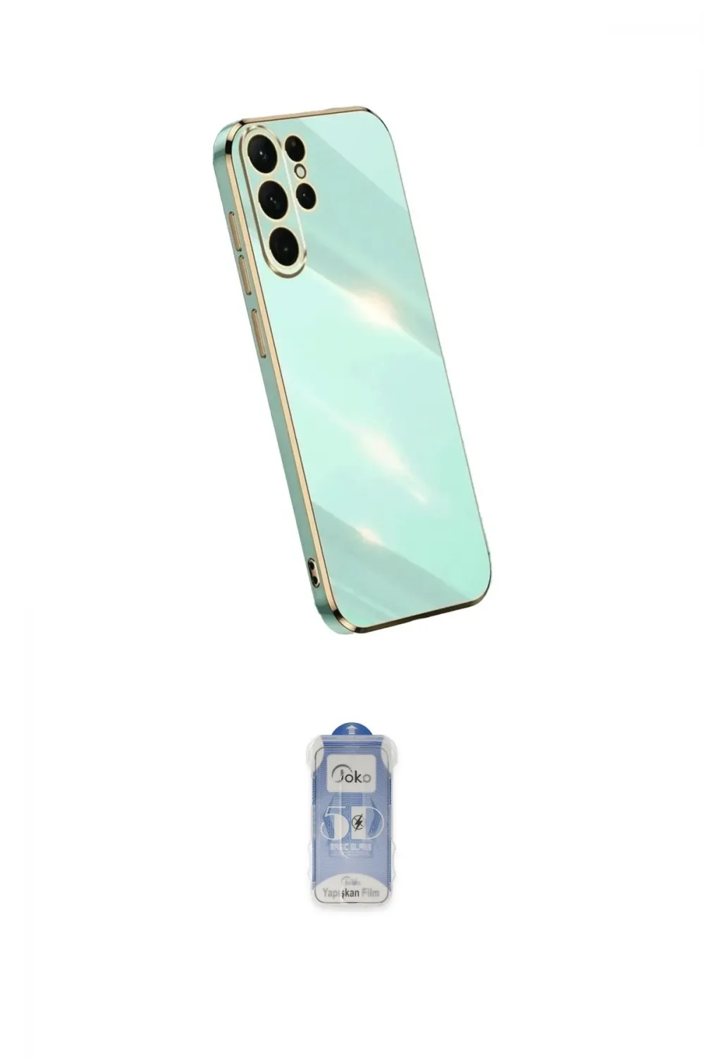ieg™ Galaxy S24 Ultra Kılıf Yankı Serisi - Siyah Joko Magic 5D Cam