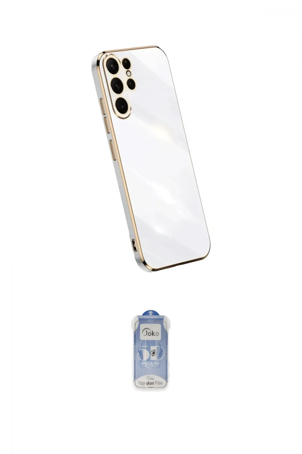 ieg™ Galaxy S24 Ultra Kılıf Yankı Serisi - Siyah Joko Magic 5D Cam