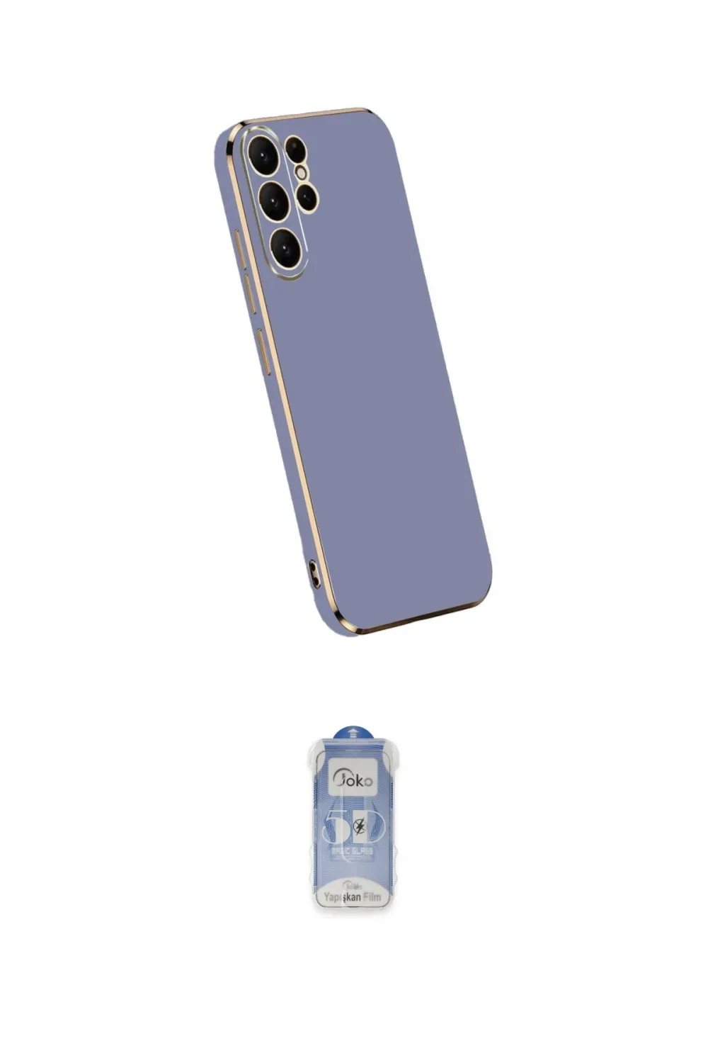 ieg™ Galaxy S24 Ultra Kılıf Yankı Serisi - Siyah Joko Magic 5D Cam