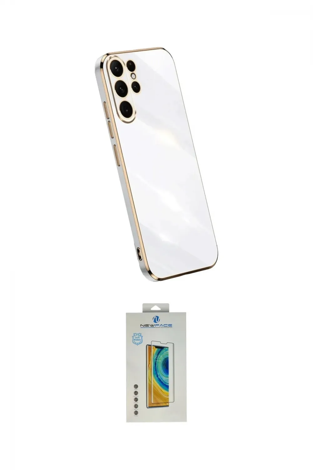 ieg™ Galaxy S24 Ultra Kılıf Yankı Serisi - Siyah Polymer Nano Ekran Koruyucu