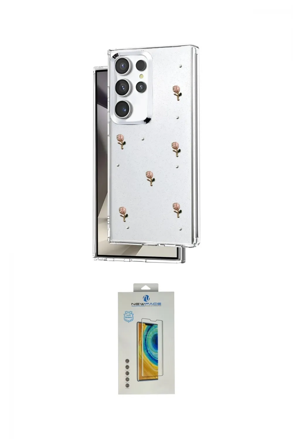 ieg™ Galaxy S24 Ultra Kılıf Yörünge Form - Siyah Polymer Nano Ekran Koruyucu